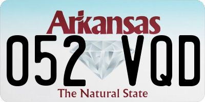 AR license plate 052VQD