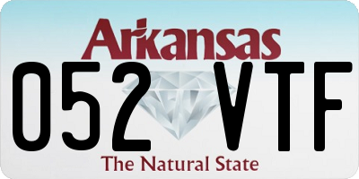 AR license plate 052VTF