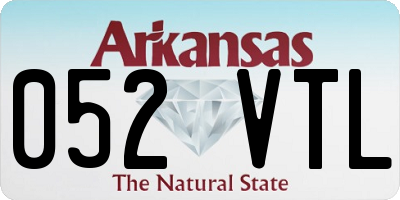 AR license plate 052VTL