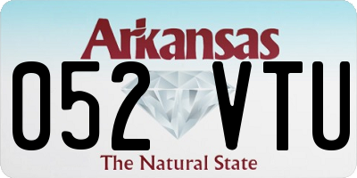 AR license plate 052VTU
