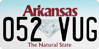 AR license plate 052VUG
