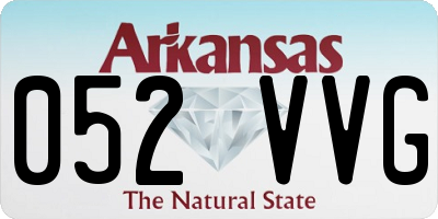 AR license plate 052VVG