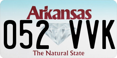 AR license plate 052VVK