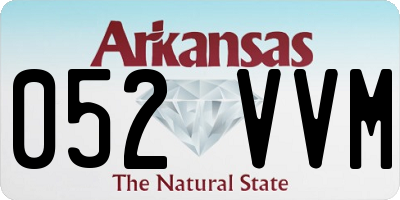AR license plate 052VVM