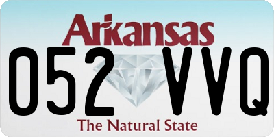 AR license plate 052VVQ