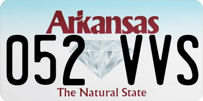 AR license plate 052VVS