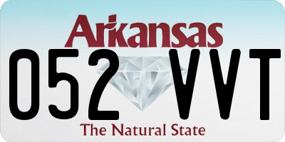 AR license plate 052VVT
