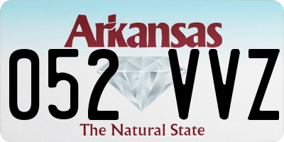 AR license plate 052VVZ