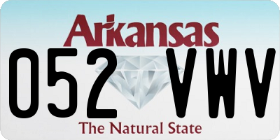 AR license plate 052VWV