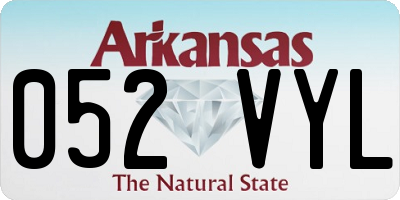 AR license plate 052VYL