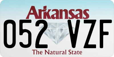 AR license plate 052VZF