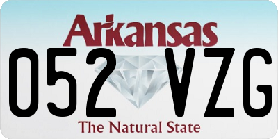 AR license plate 052VZG