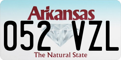 AR license plate 052VZL