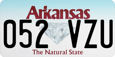 AR license plate 052VZU