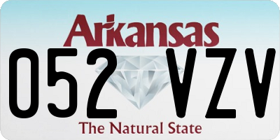 AR license plate 052VZV