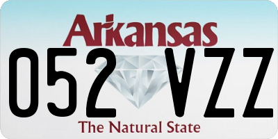 AR license plate 052VZZ