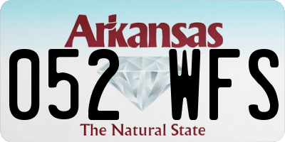 AR license plate 052WFS