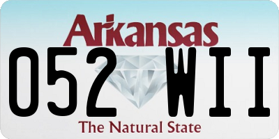 AR license plate 052WII