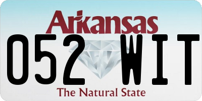 AR license plate 052WIT