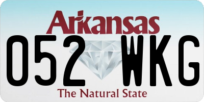 AR license plate 052WKG