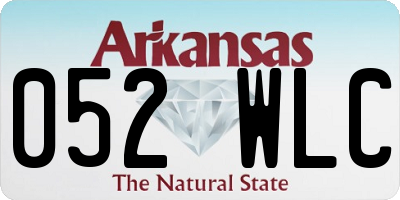 AR license plate 052WLC