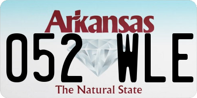 AR license plate 052WLE