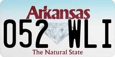 AR license plate 052WLI