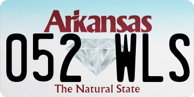 AR license plate 052WLS