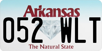 AR license plate 052WLT