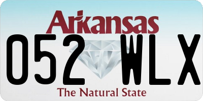 AR license plate 052WLX
