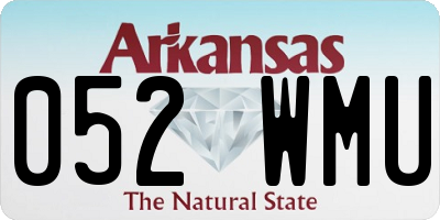 AR license plate 052WMU