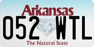 AR license plate 052WTL