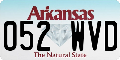 AR license plate 052WVD