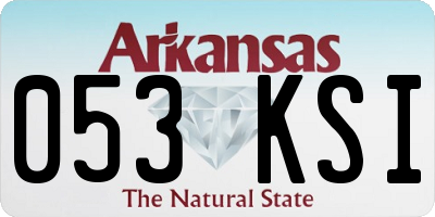 AR license plate 053KSI