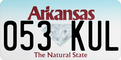 AR license plate 053KUL