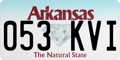 AR license plate 053KVI