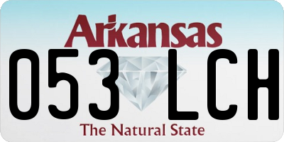 AR license plate 053LCH