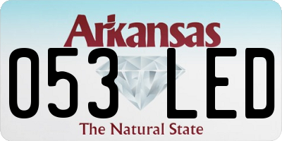 AR license plate 053LED