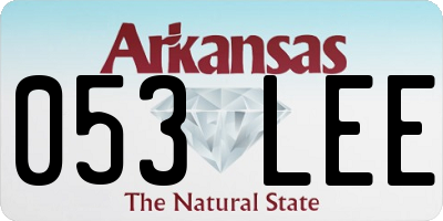 AR license plate 053LEE