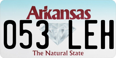 AR license plate 053LEH