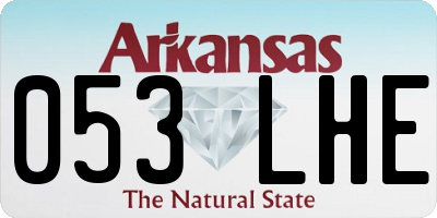 AR license plate 053LHE