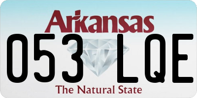 AR license plate 053LQE