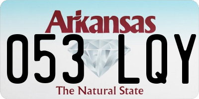 AR license plate 053LQY