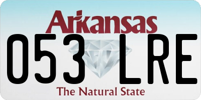 AR license plate 053LRE
