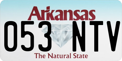 AR license plate 053NTV