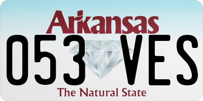 AR license plate 053VES