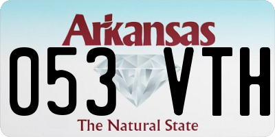 AR license plate 053VTH
