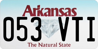 AR license plate 053VTI