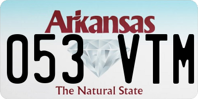 AR license plate 053VTM