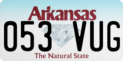 AR license plate 053VUG